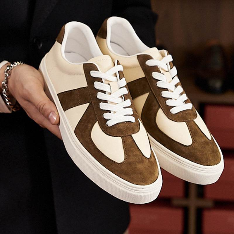 Retro Color Matching Couple Casual Flat Skateboard Shoes - Tredona LLC