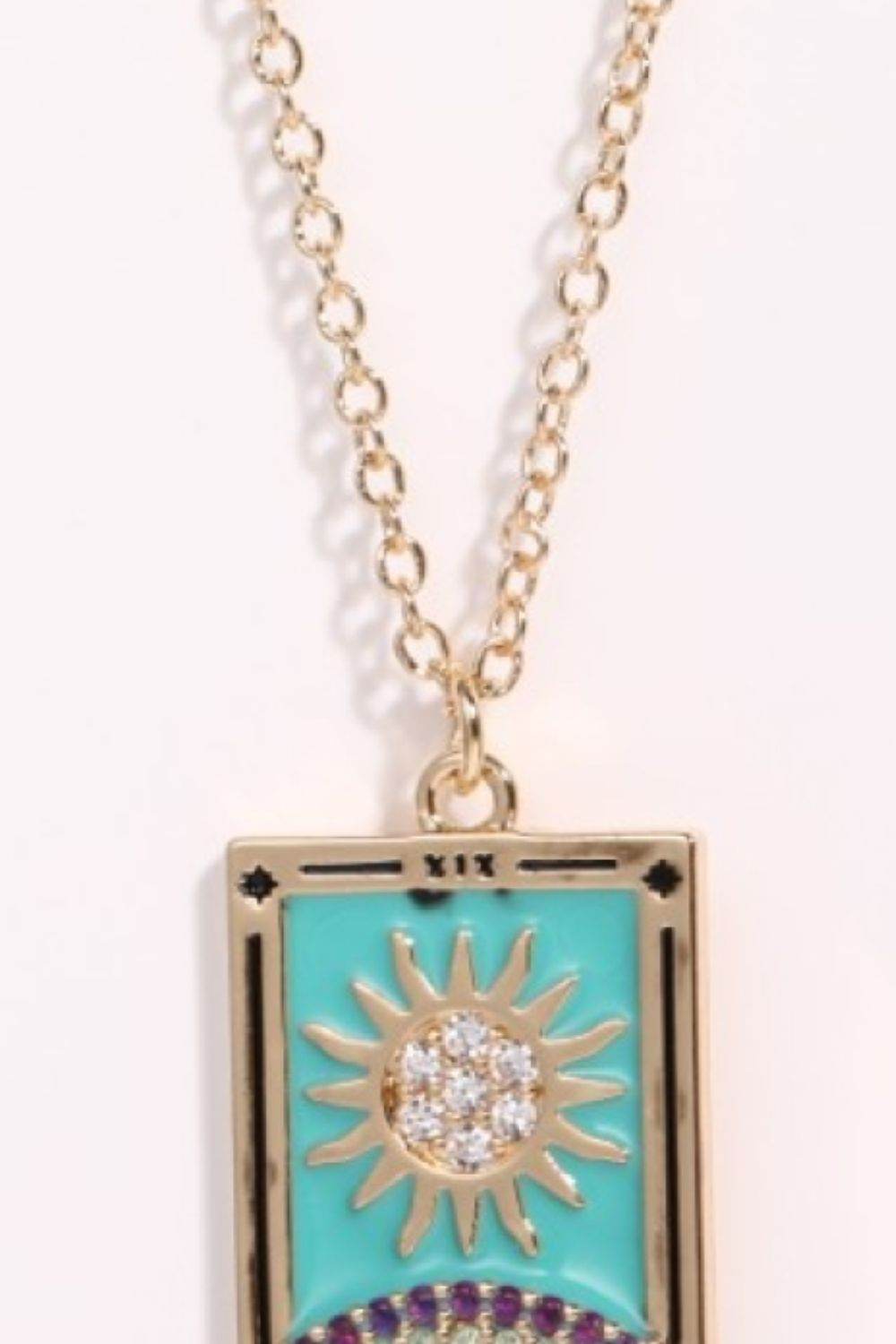 Tarot Card Pendant Stainless Steel Necklace - Tredona LLC