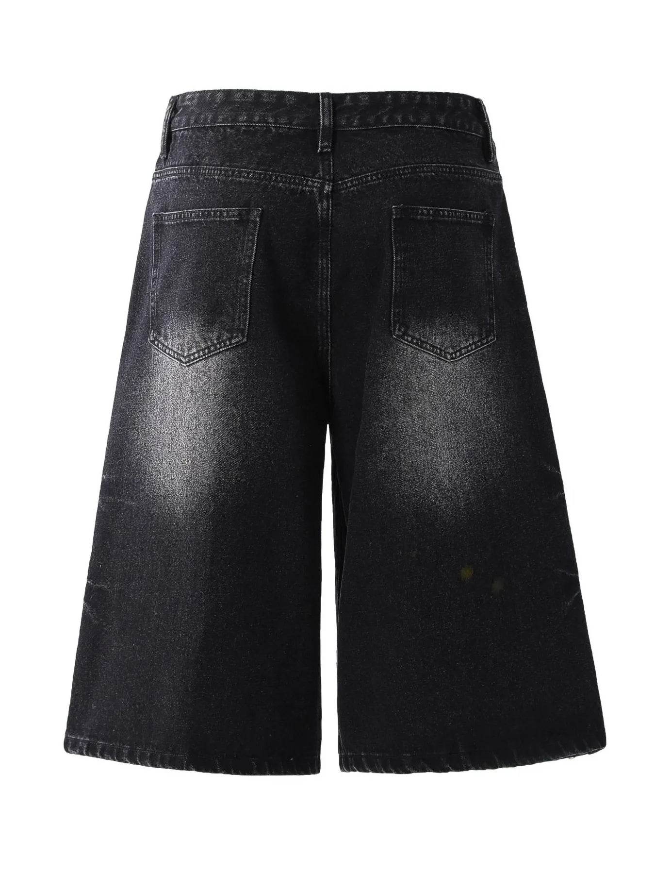 Men's Wide-Leg Denim Shorts - Tredona LLC