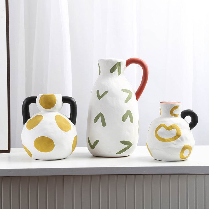 Ceramic Vase Decoration Living Room Home Decoration - Tredona LLC