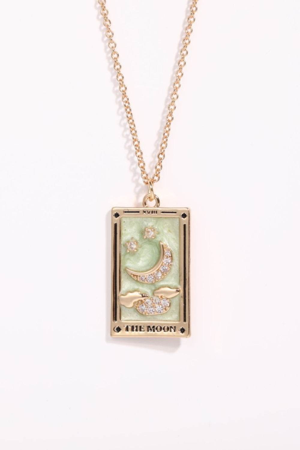 Tarot Card Pendant Stainless Steel Necklace - Tredona LLC