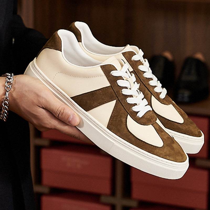 Retro Color Matching Couple Casual Flat Skateboard Shoes - Tredona LLC