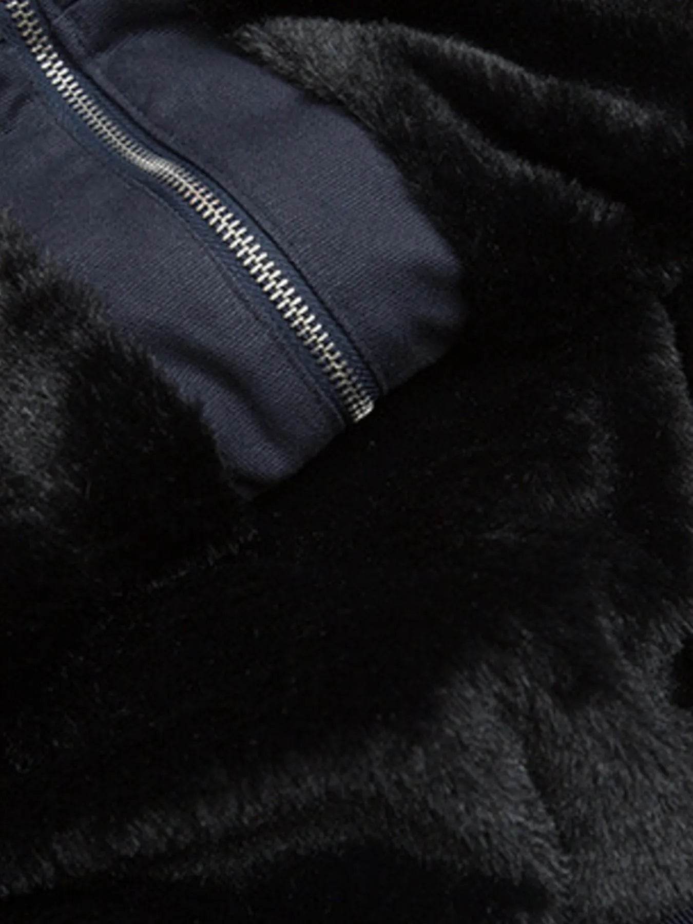 Men's Sherpa Lined Hooded Bomber Jacket - Tredona LLC
