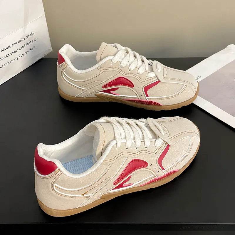Contrast Flat Sneakers - Tredona LLC