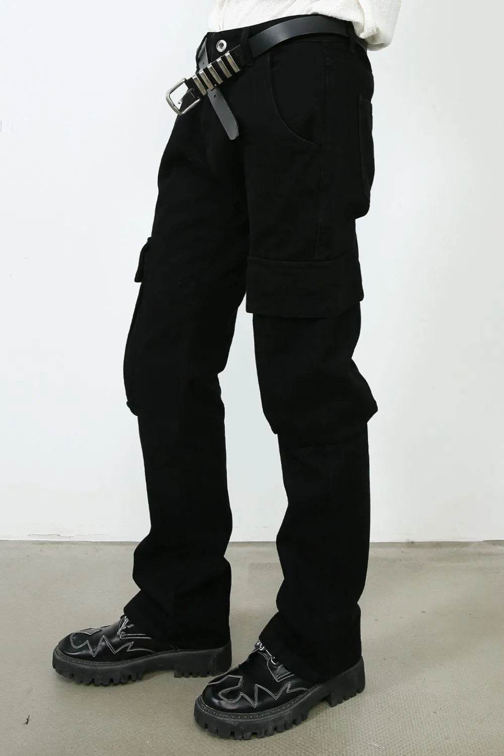 Men's Jeans with Cargo Pockets - Tredona LLC