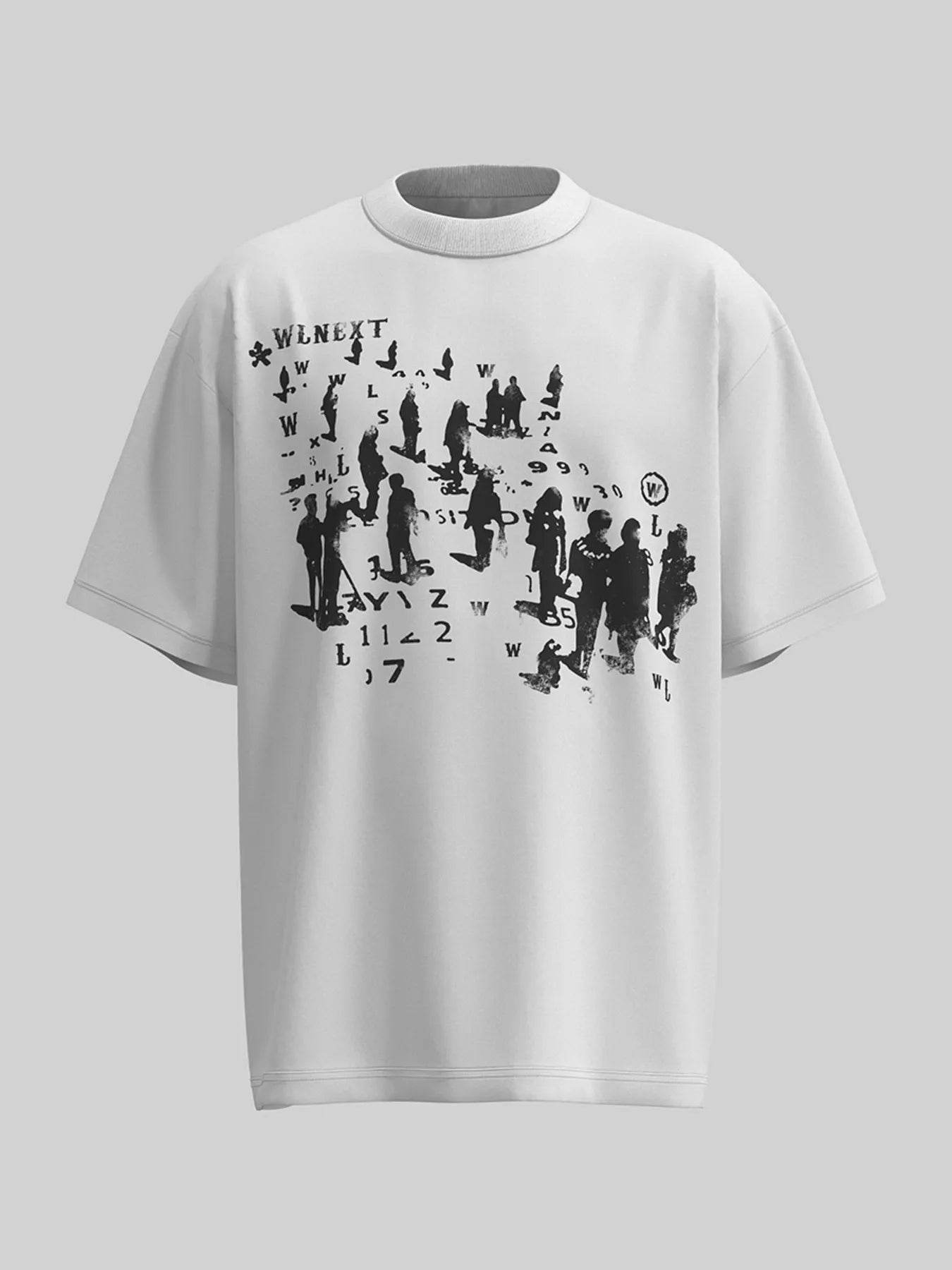 Men's Graphic Round Neck Short Sleeve T-Shirt - Tredona LLC