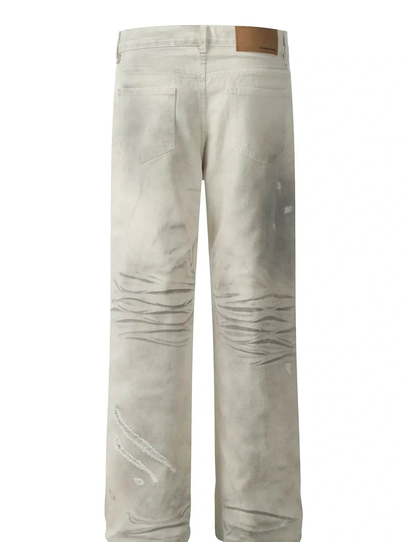Men's Vintage washed Jeans - Tredona LLC