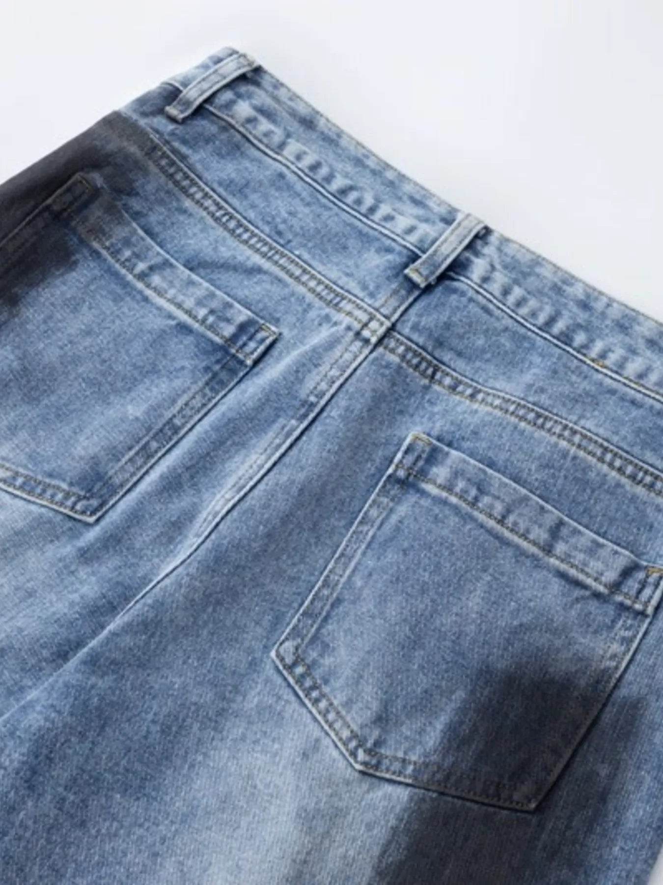 Men's Wide Leg Jeans - Tredona LLC
