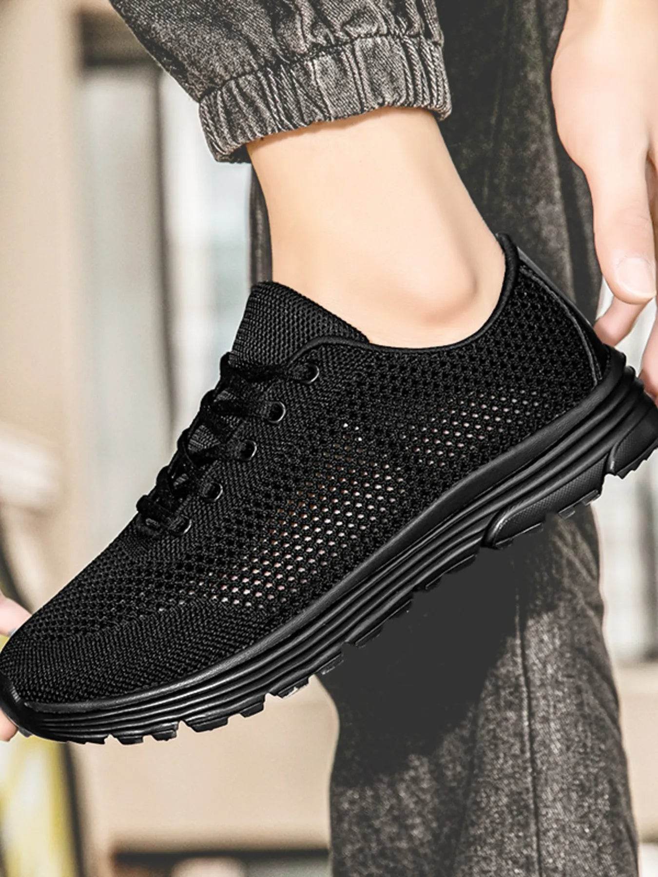 Lightweight Breathable Mesh Athletic Sneakers - Tredona LLC