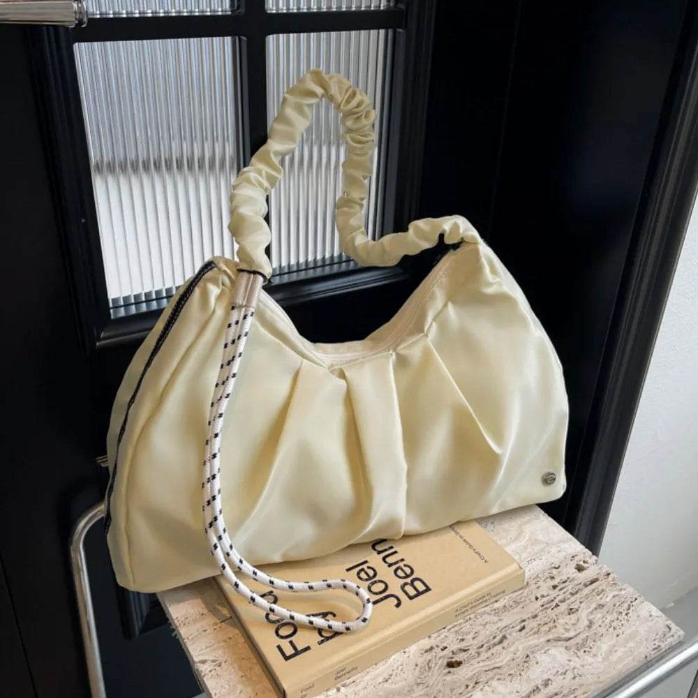 Ruched Large Tote Bag - Tredona LLC