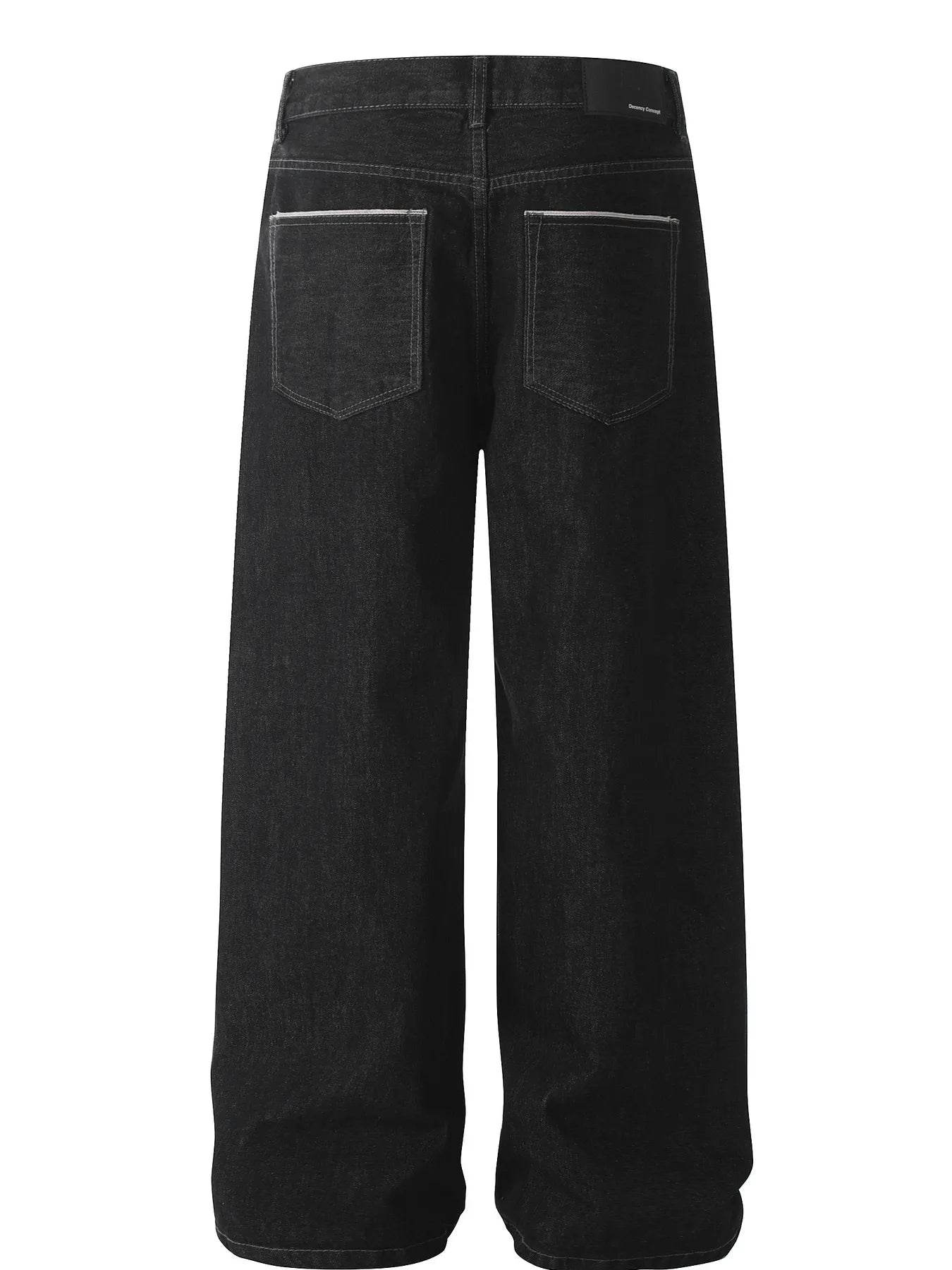 Men's Wide Leg Jeans - Tredona LLC