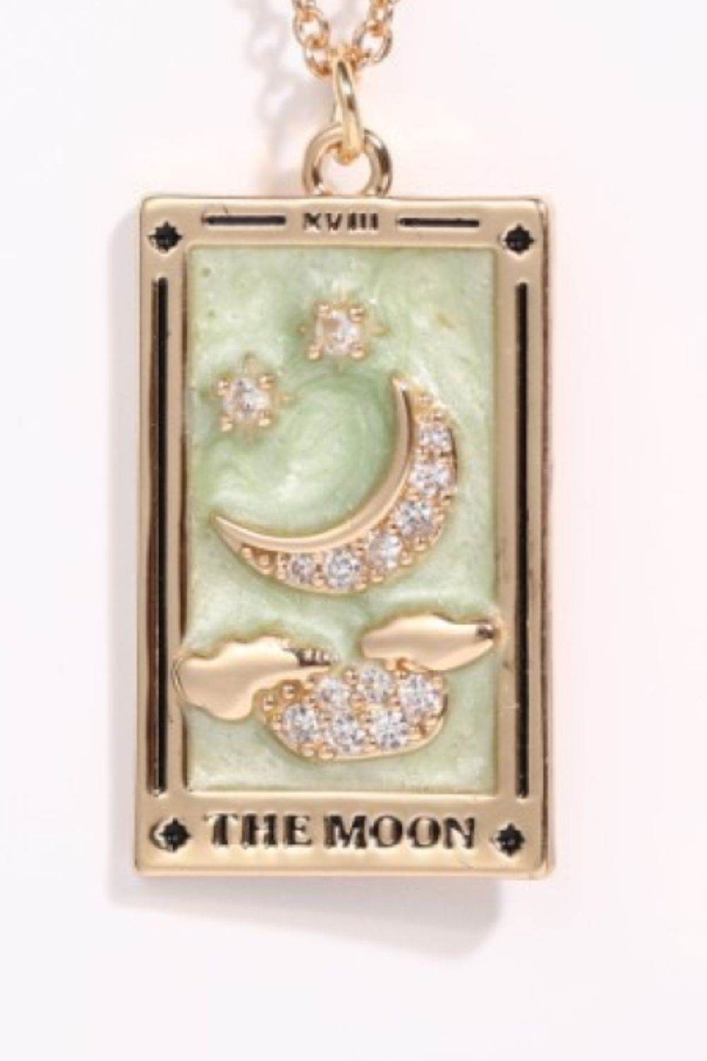 Tarot Card Pendant Stainless Steel Necklace - Tredona LLC