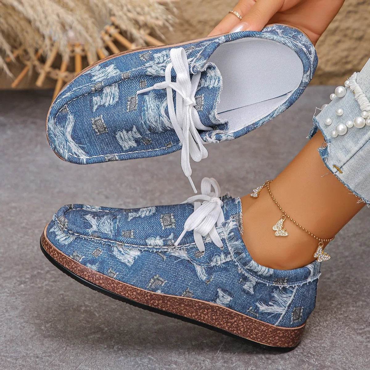 Lace Up Platform Sneakers - Tredona LLC
