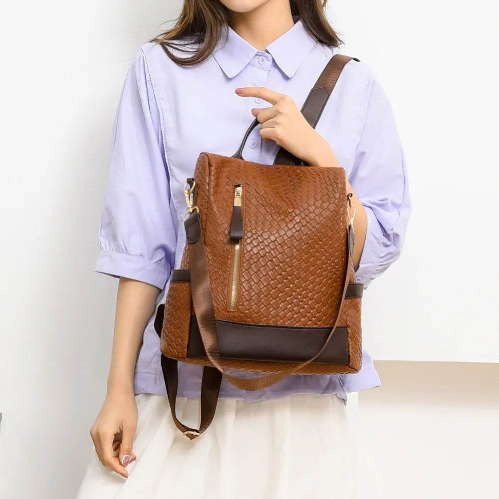 PU Leather Backpack Bag - Tredona LLC