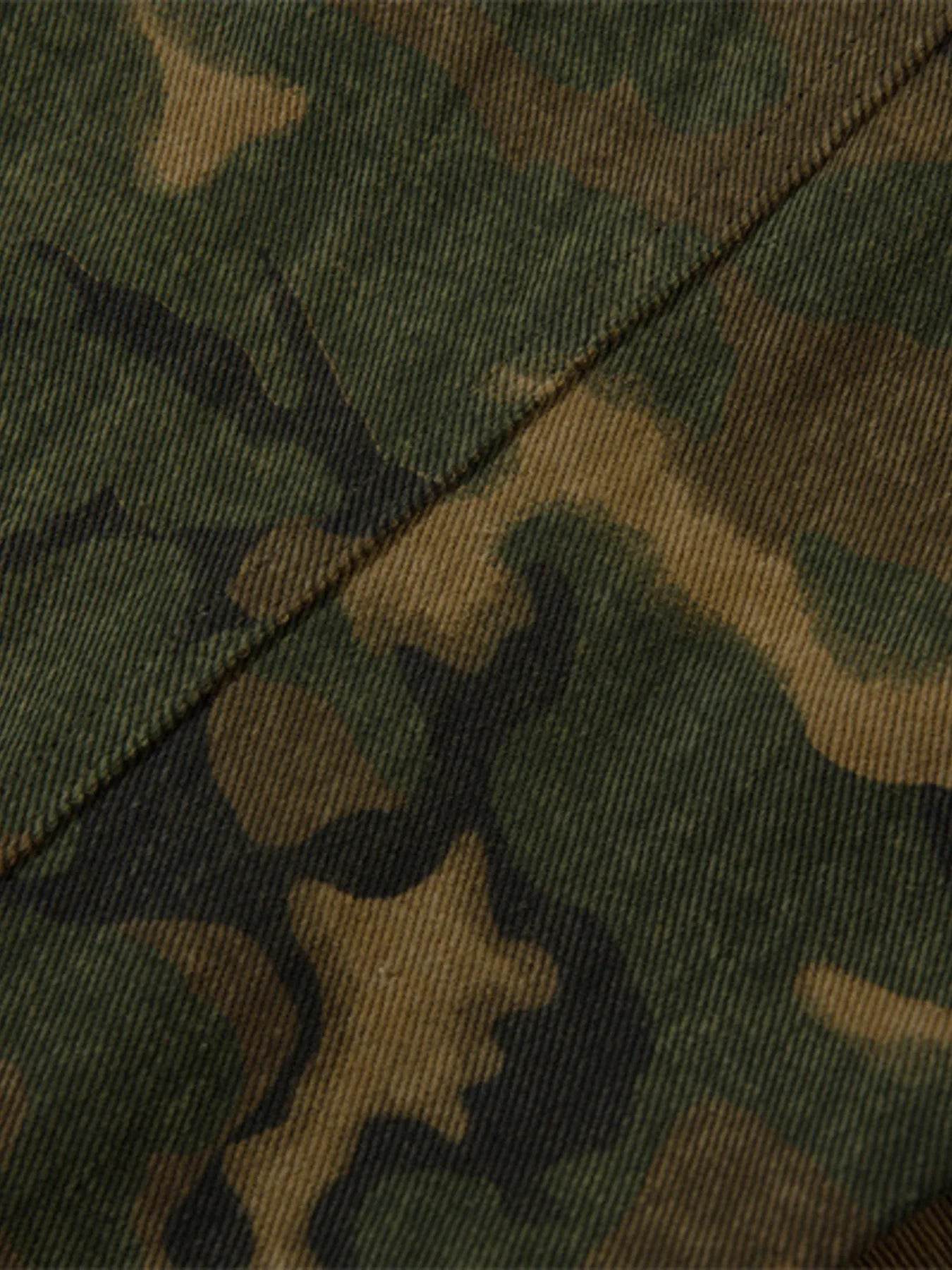 Men's Camouflage Zip Up Hooded Windbreaker Jacket - Tredona LLC