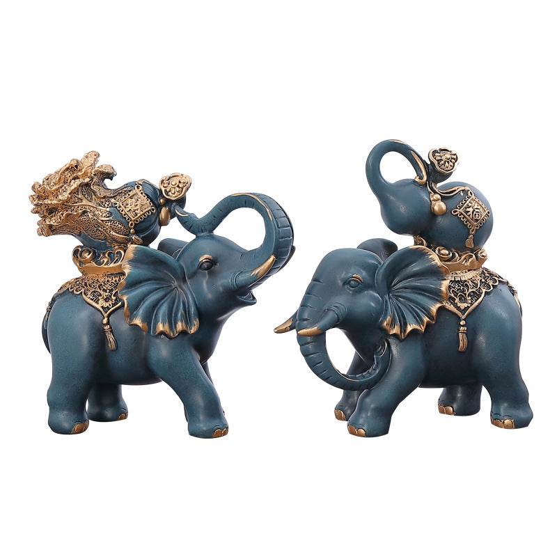 Home Ornament Elephant Decoration Living Room Wine Cabinet - Tredona LLC