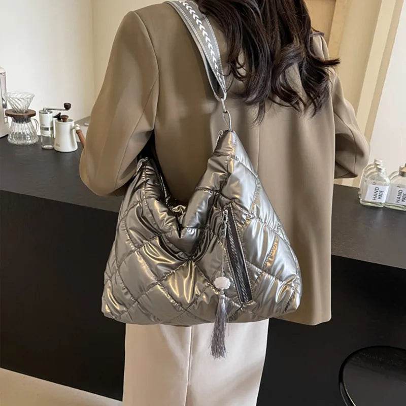 Quilted Nylon Travel Bag - Tredona LLC
