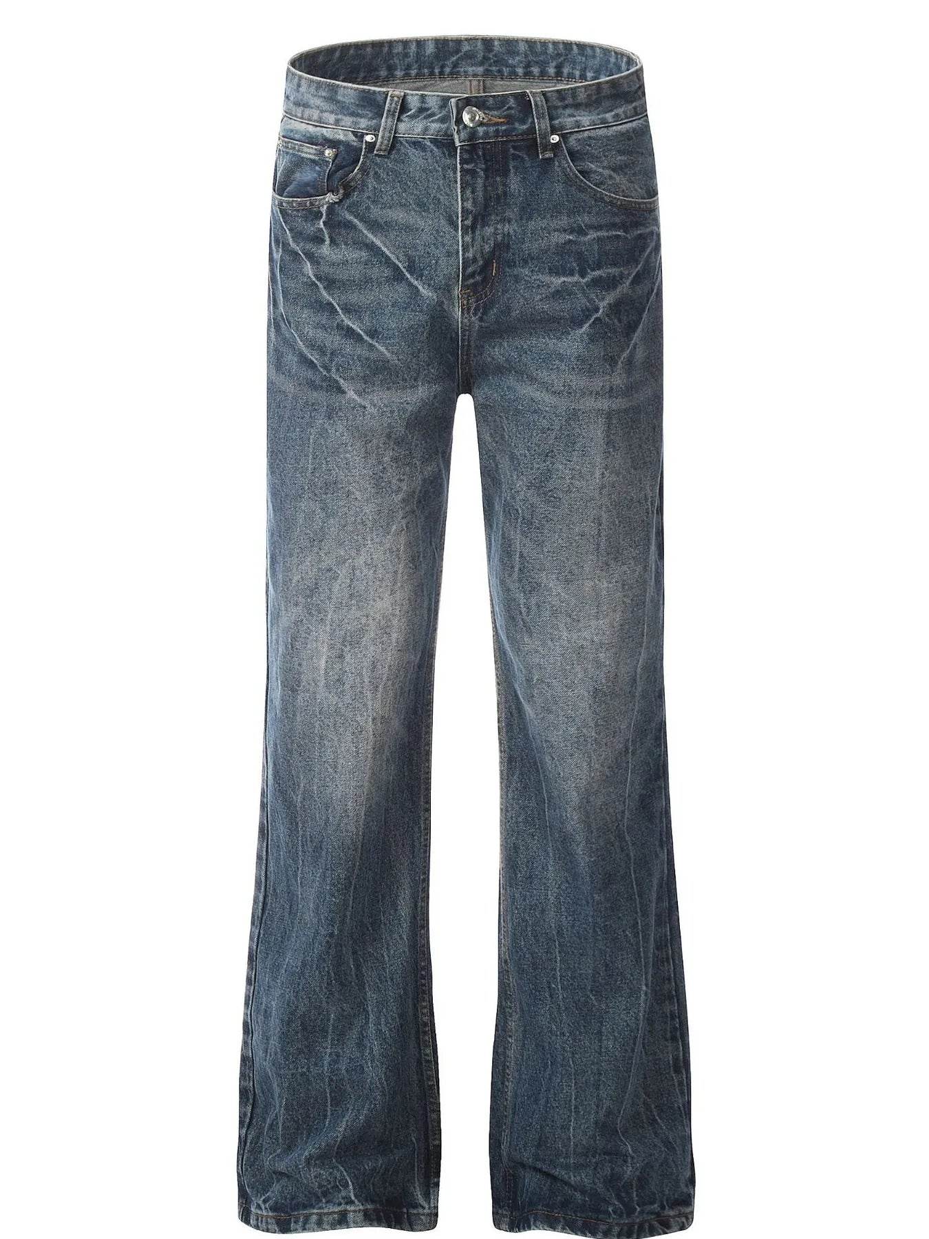 Men's Wide Leg Jeans - Tredona LLC