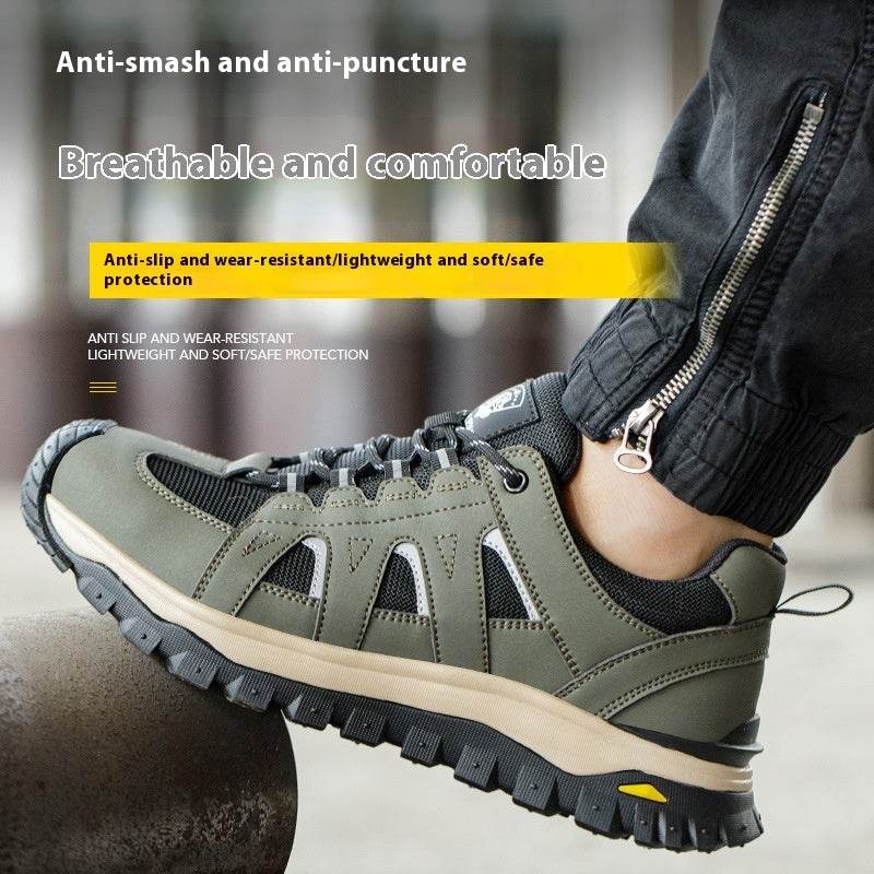 Men's Deodorant Toe Cap Lightweight Protective Footwear - Tredona LLC