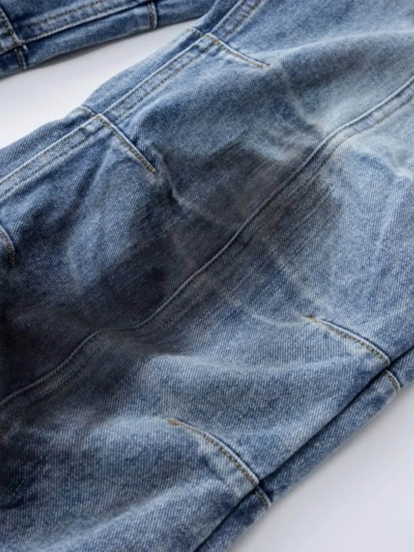 Men's Wide Leg Jeans - Tredona LLC