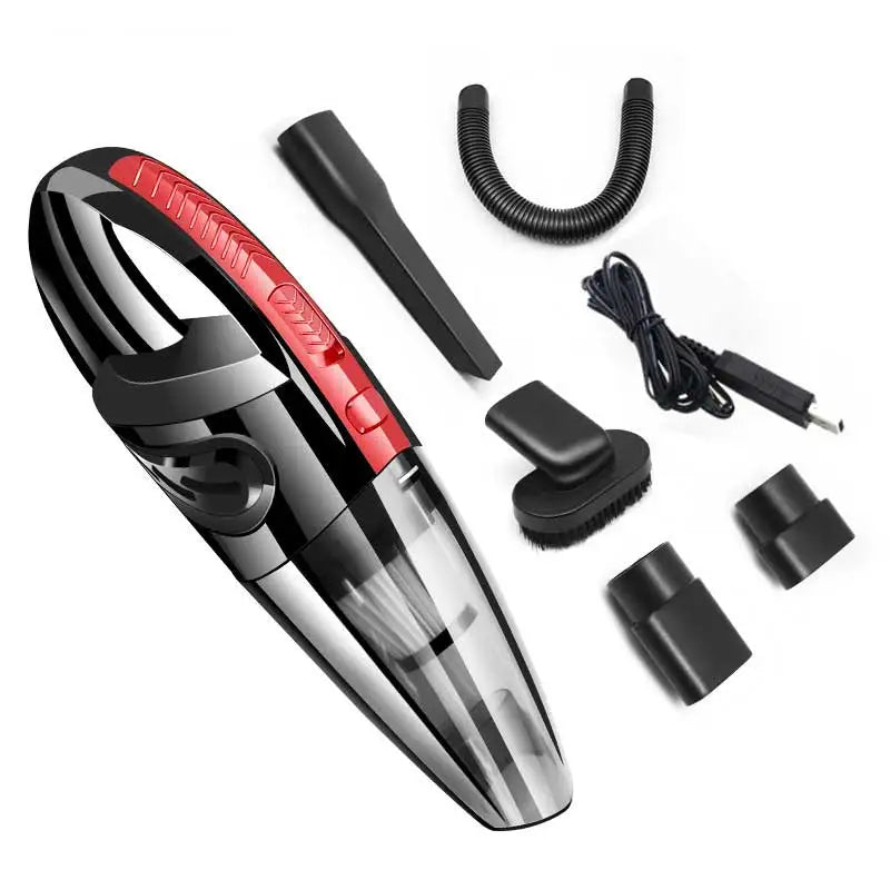 Vacuum Cordless Powerful Cyclone Suction Portable 120W Rechargeable Car Vacuum Cleaner Handheld Quick Charge for Home Pet Hair