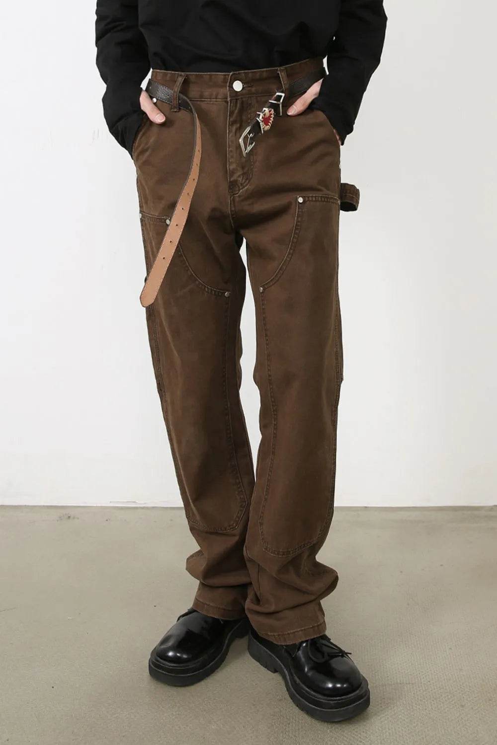 Men's Jeans with Cargo Pockets - Tredona LLC