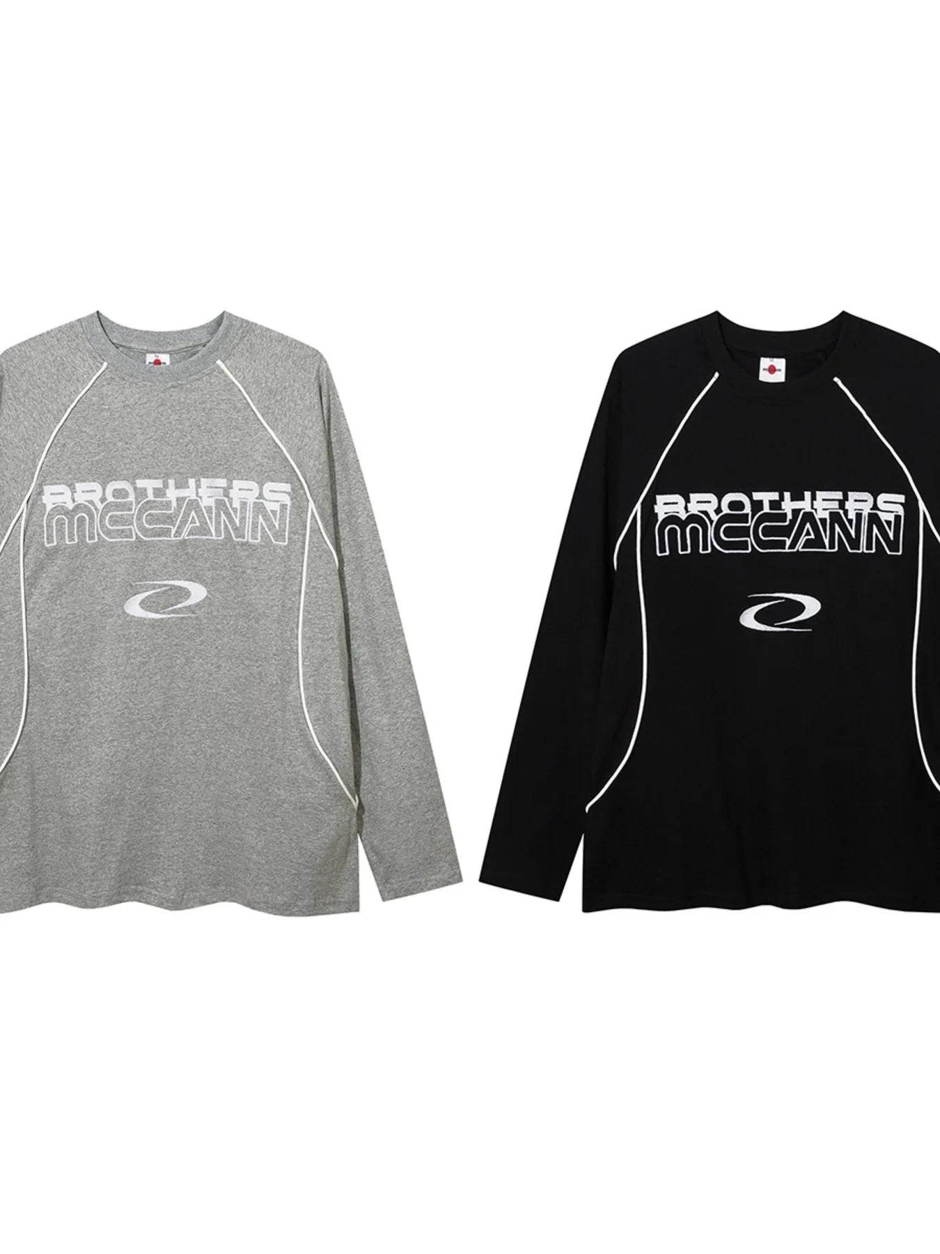 Men's Letter Graphic Long Sleeve T-Shirt - Tredona LLC