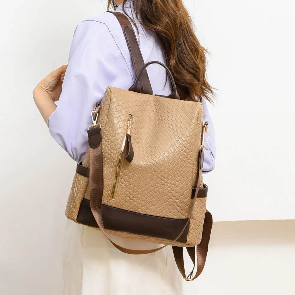 PU Leather Backpack Bag - Tredona LLC