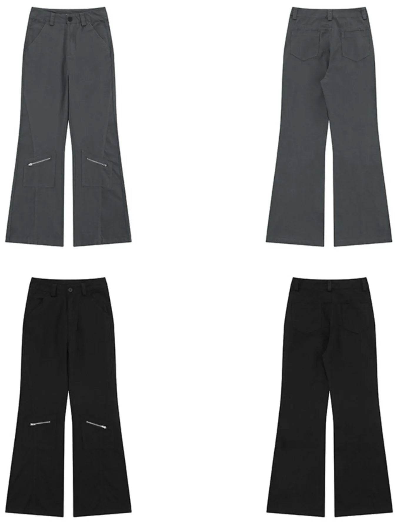 Men's Flare Jeans with Pockets - Tredona LLC