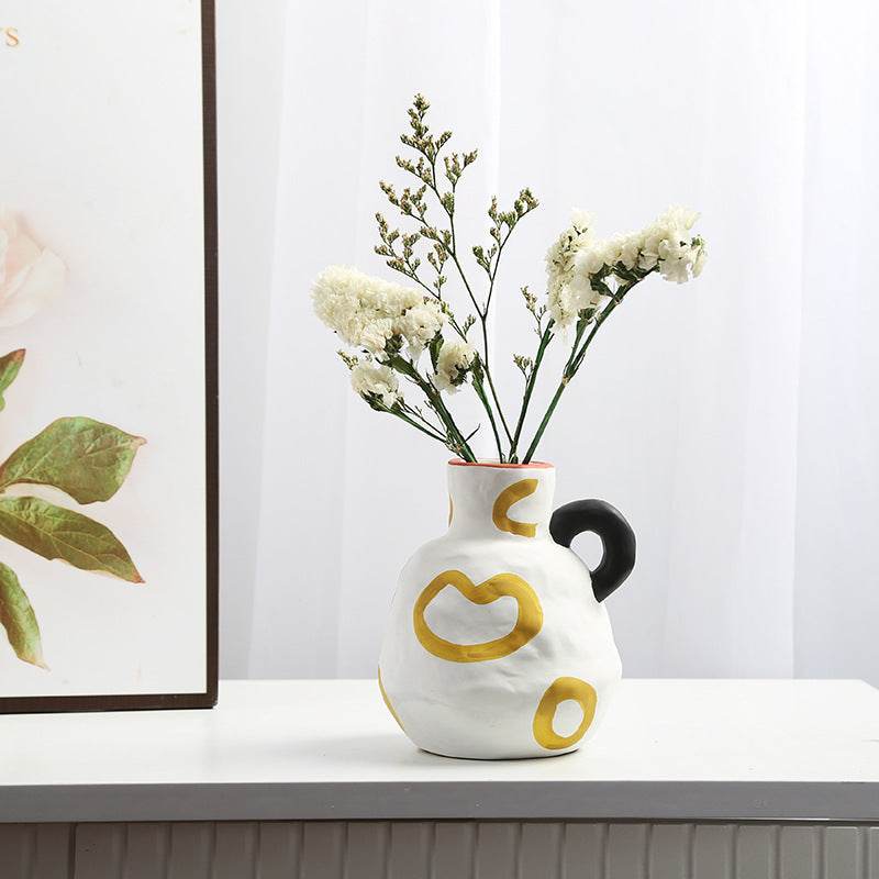 Ceramic Vase Decoration Living Room Home Decoration - Tredona LLC