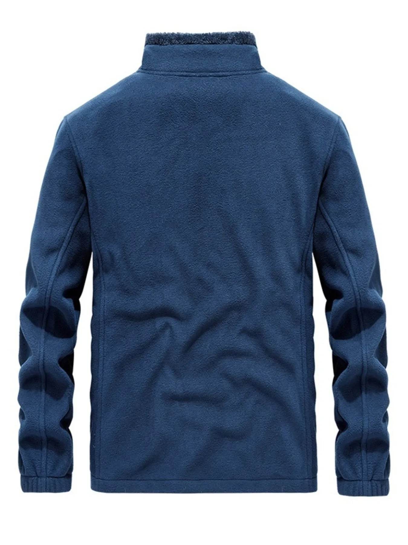 Men's Zip Up Long Sleeve Jacket - Tredona LLC