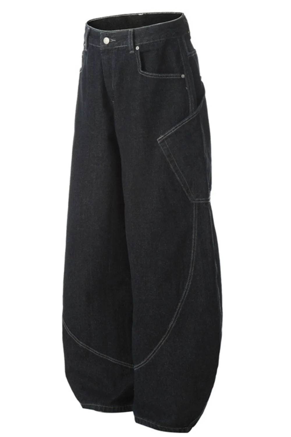 Men's Wide Leg Jeans - Tredona LLC