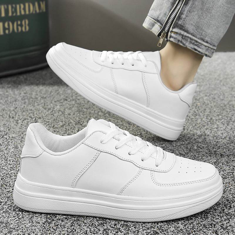 Plus Size Platform White Shoes Men's Shoes Spring And Summer - Tredona LLC
