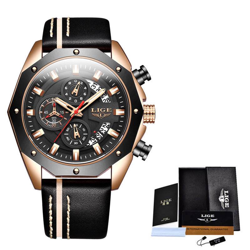 Fashion Mens Watches Top Brand Luxury Silicone Sport Watch Men Quartz Date Clock Waterproof Wristwatch Chronograph - Tredona LLC