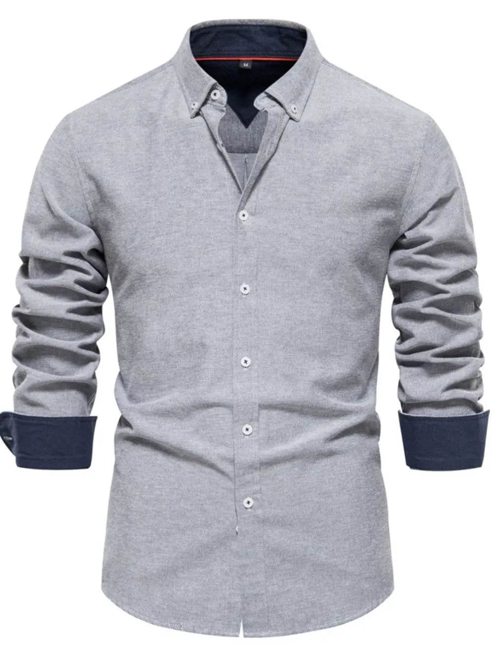 Men's Button Down Collared Neck Shirt - Tredona LLC
