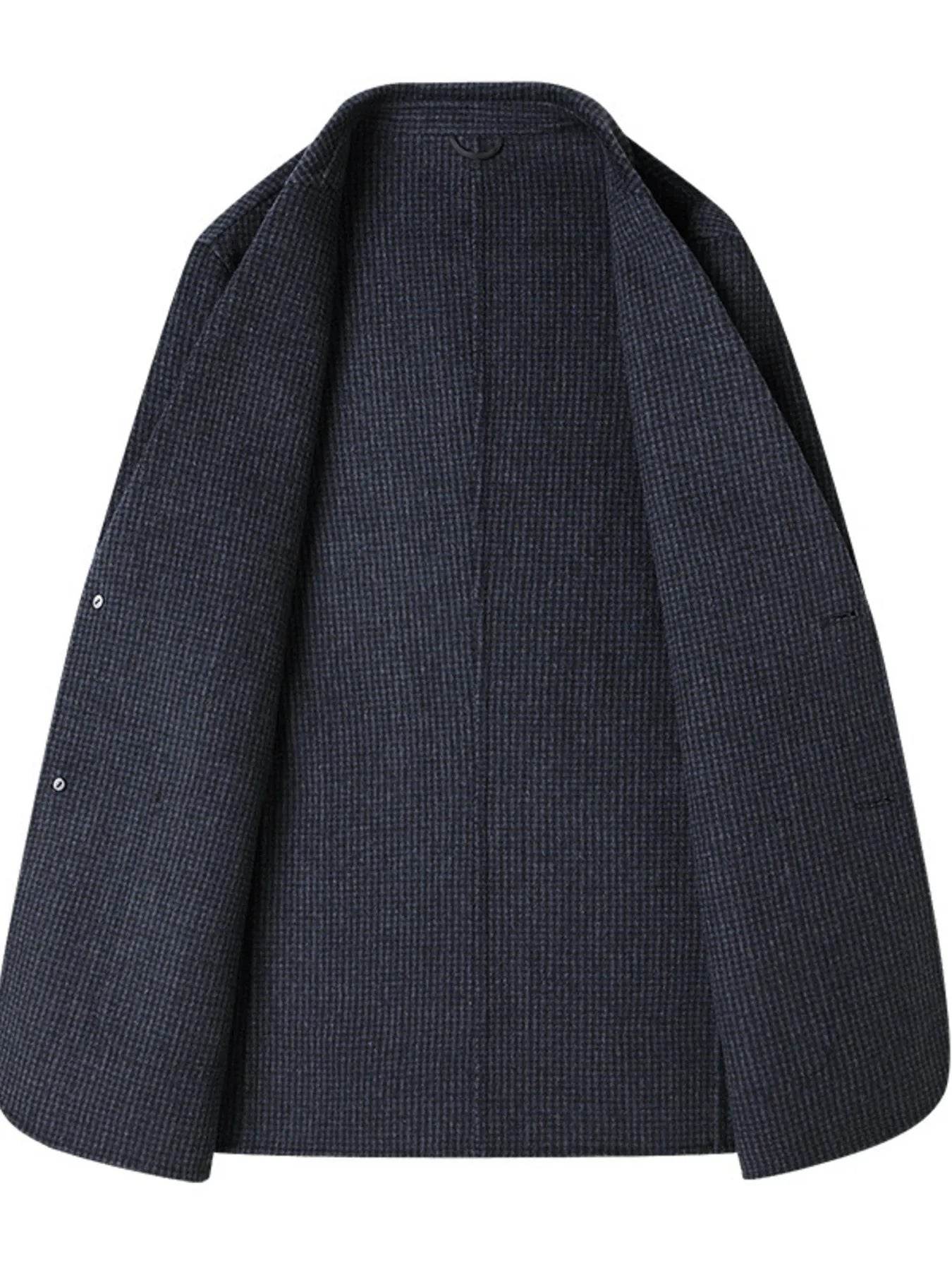 Men's Plus Size Lapel Collar Long Sleeve Blazer - Tredona LLC