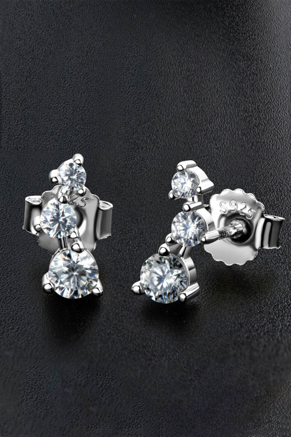 Adored Your Way Moissanite Stud Earrings - Tredona LLC