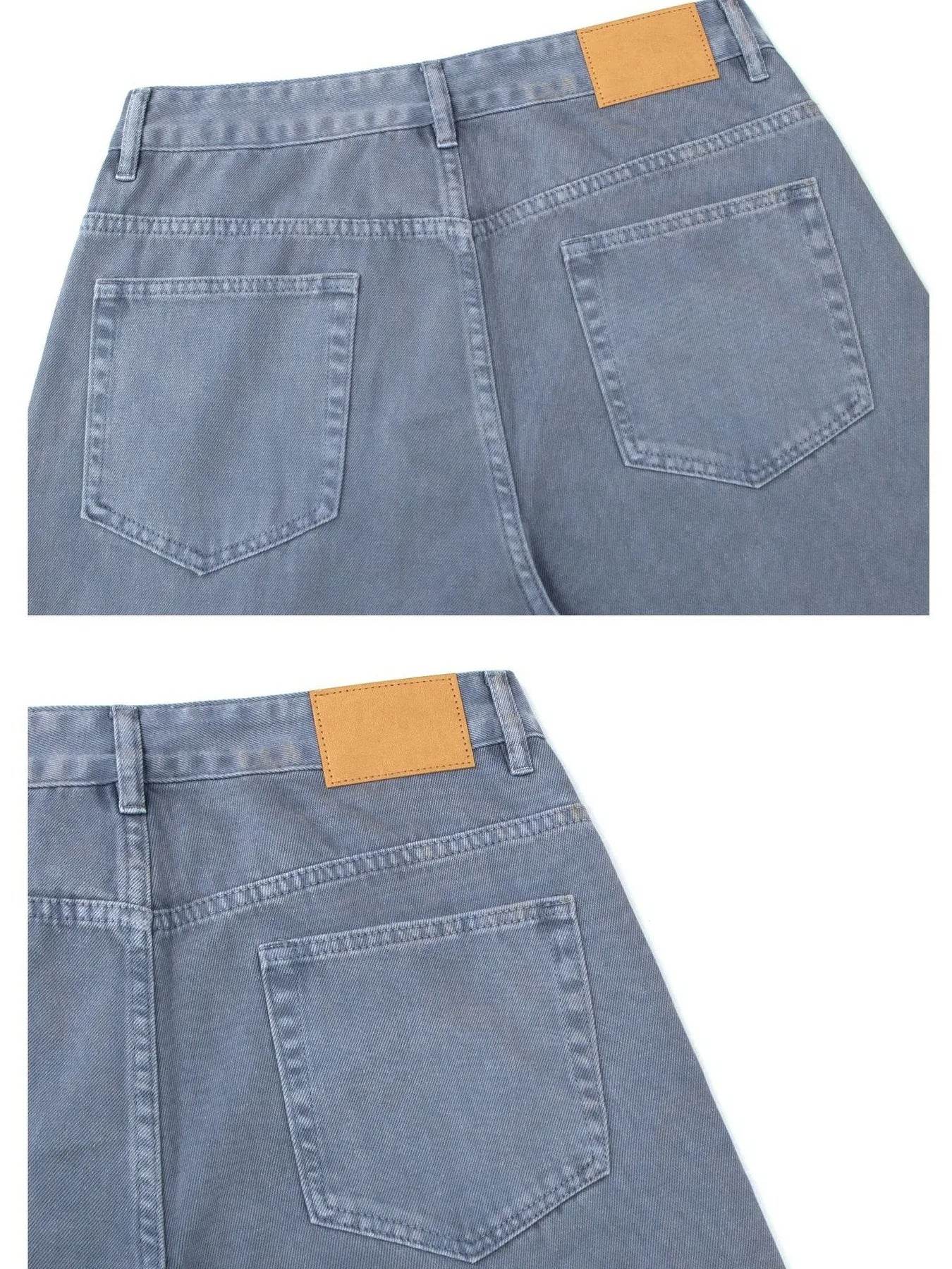 Men's Wide Leg Jeans - Tredona LLC