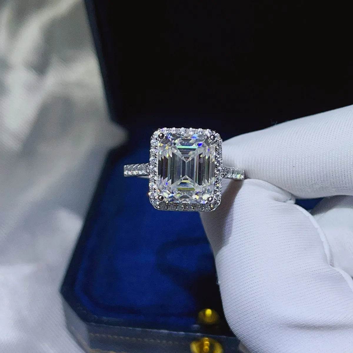 5 Carat Moissanite 925 Sterling Silver Ring - Tredona LLC
