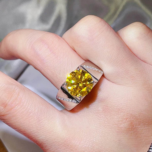 5 Carat Moissanite 925 Sterling Silver Ring - Tredona LLC