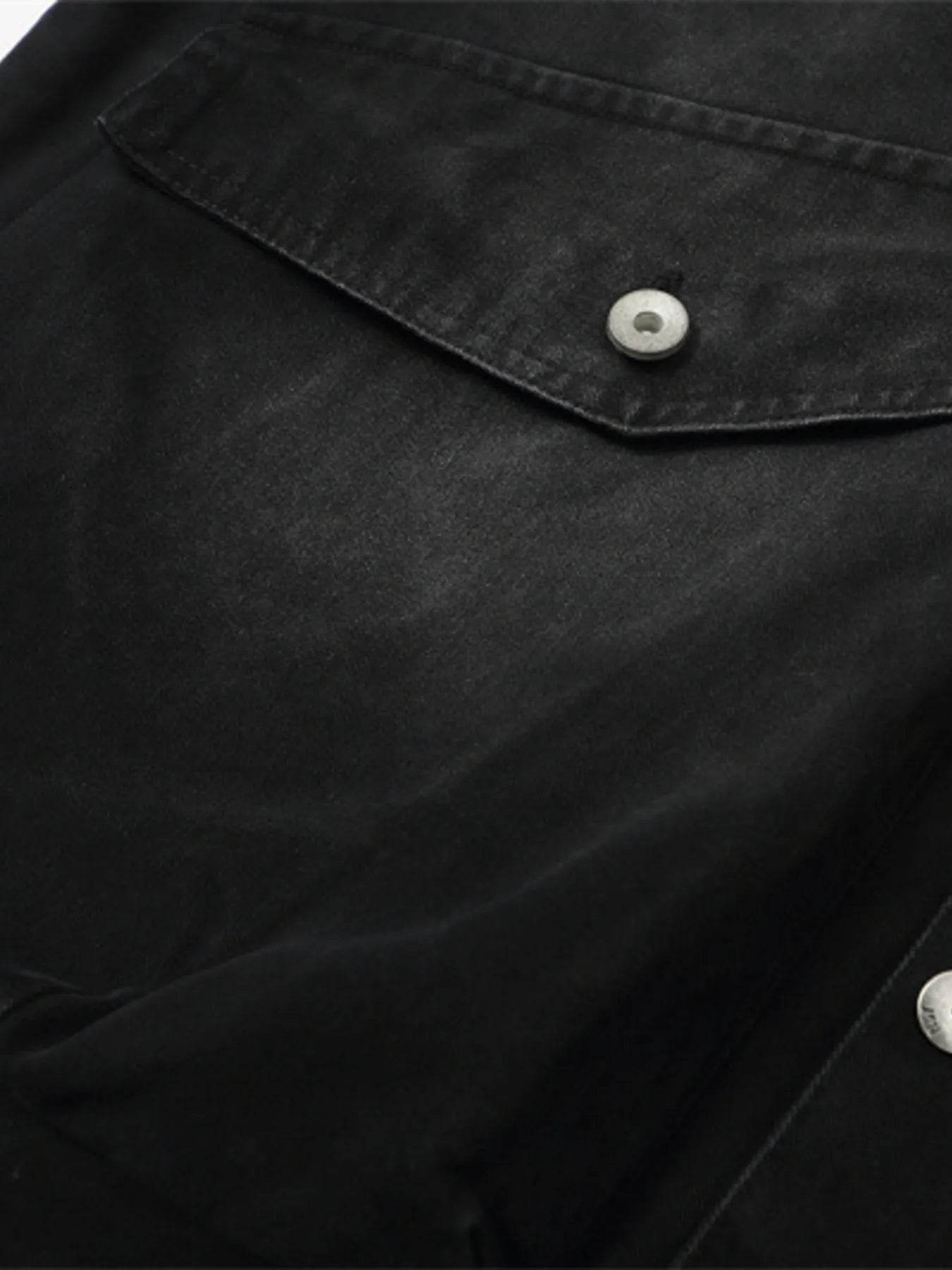 Men's Plus Size Drawstring Long Sleeve Jacket - Tredona LLC