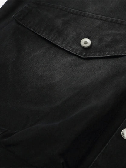 Men's Plus Size Drawstring Long Sleeve Jacket - Tredona LLC