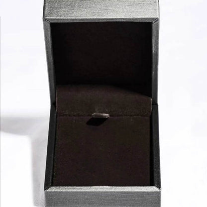 925 Sterling Silver Inlaid Moissanite Ring - Tredona LLC