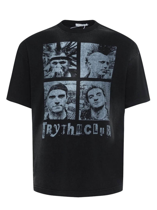Men's Vintage Style Graphic Oversized T-Shirt - Tredona LLC
