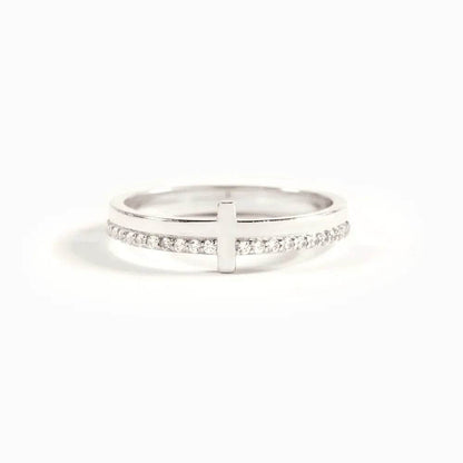 925 Sterling Silver Cross Ring - Tredona LLC