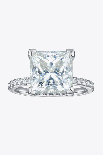 5.52 Carat Moissanite Side Stone Ring - Tredona LLC