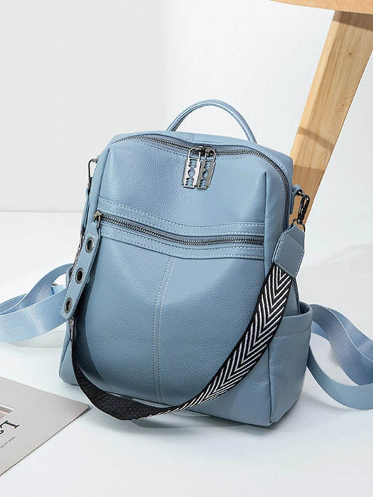 Leather Multi-Compartment Backpack Bag - Tredona LLC