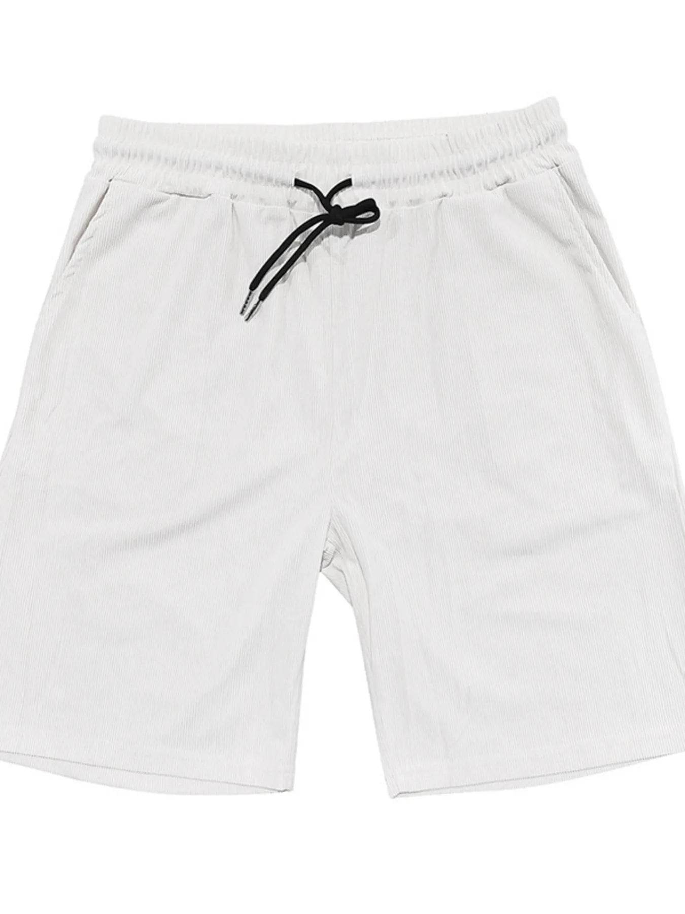 Men's Full Size Button Up Top and Shorts Set Plus Size - Tredona LLC