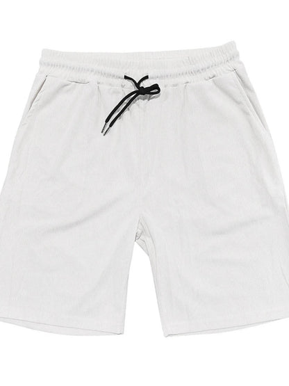 Men's Full Size Button Up Top and Shorts Set Plus Size - Tredona LLC