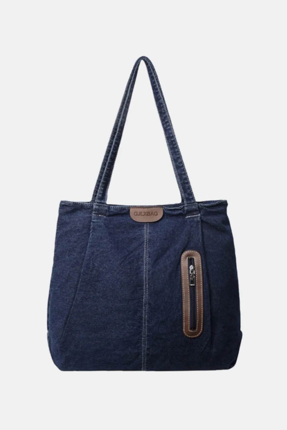 Medium Denim Tote Bag - Tredona LLC